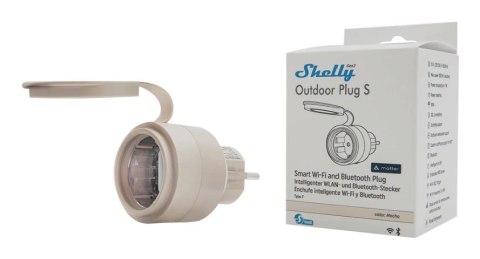 Inteligentne gniazdko zewnętrzne WiFi Shelly Outdoor Plug S Gen3 Inteligentne gniazdko zewnętrzne WiFi Shelly Outdoor Plug S Gen3