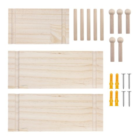 MACLEAN DREWNIANA TABLICA ORGANIZER, KOLOR JASNE DREWNO, 40X60 CM, MAX. 20 KG MC-130 WD MACLEAN DREWNIANA TABLICA ORGANIZER, KOLOR JASNE DREWNO, 40X60 CM, MAX. 20 KG MC-130 WD