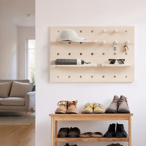 MACLEAN DREWNIANA TABLICA ORGANIZER, KOLOR JASNE DREWNO, 40X60 CM, MAX. 20 KG MC-130 WD MACLEAN DREWNIANA TABLICA ORGANIZER, KOLOR JASNE DREWNO, 40X60 CM, MAX. 20 KG MC-130 WD