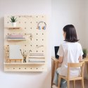 MACLEAN DREWNIANA TABLICA ORGANIZER, KOLOR JASNE DREWNO, 60X80 CM, MAX. 20 KG MC-131 WD