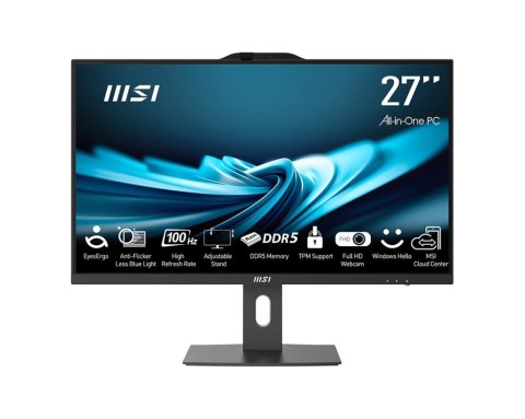 MSI AIO PRO AP272P 14M-867XEU i5-14400 27" IPS LED FHD Non-Touch Anti-Glare 16GB SSD512GB M.2 AX211 WiFi 6E NoOS Black MSI AIO PRO AP272P 14M-867XEU i5-14400 27" IPS LED FHD Non-Touch Anti-Glare 16GB SSD512GB M.2 AX211 WiFi 6E NoOS Black