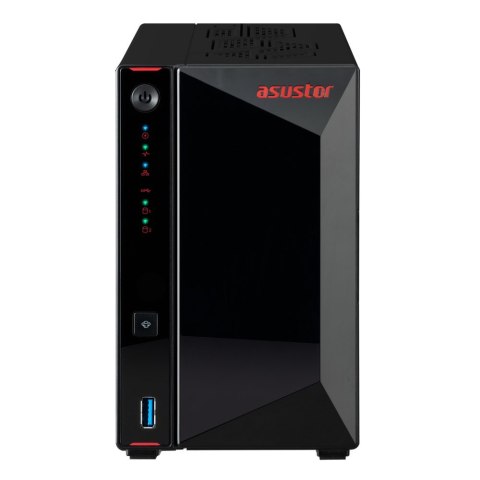 NAS Asustor AS5402T; Tower; 2x (3.5" SATA HDD/ 2.5" SSD); Intel Celeron N5105, 4GB DDR4 SODIMM (max. 16GB), 2x 2.5GbE, 4x M.2 22 NAS Asustor AS5402T; Tower; 2x (3.5" SATA HDD/ 2.5" SSD); Intel Celeron N5105, 4GB DDR4 SODIMM (max. 16GB), 2x 2.5GbE, 4x M.2 22