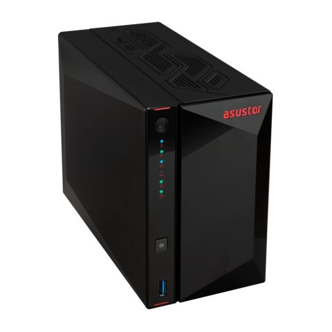 NAS Asustor AS5402T; Tower; 2x (3.5" SATA HDD/ 2.5" SSD); Intel Celeron N5105, 4GB DDR4 SODIMM (max. 16GB), 2x 2.5GbE, 4x M.2 22 NAS Asustor AS5402T; Tower; 2x (3.5" SATA HDD/ 2.5" SSD); Intel Celeron N5105, 4GB DDR4 SODIMM (max. 16GB), 2x 2.5GbE, 4x M.2 22