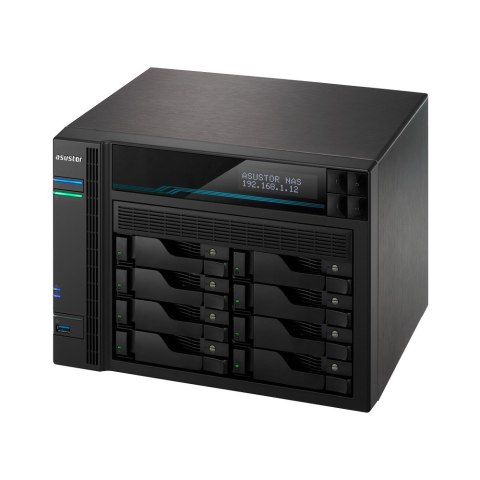 NAS Asustor AS6508T; LOCKERSTOR 8, 8x (3.5" SATA HDD/ 2.5" SSD), Intel ATOM C3538, 8GB DDR4 SODIMM (max. 64GB), 2x 10GbE, 2x 5Gb NAS Asustor AS6508T; LOCKERSTOR 8, 8x (3.5" SATA HDD/ 2.5" SSD), Intel ATOM C3538, 8GB DDR4 SODIMM (max. 64GB), 2x 10GbE, 2x 5Gb
