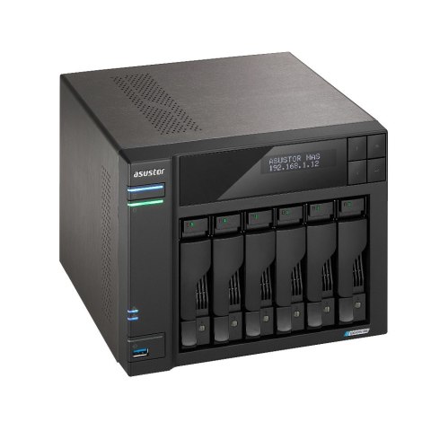NAS Asustor AS6706T; Tower; 6x (3.5" SATA HDD/ 2.5" SSD); Intel Celeron N5105; 8GB DDR4 SODIMM (max. 16GB), 2x 2.5GbE, 4x M.2 22 NAS Asustor AS6706T; Tower; 6x (3.5" SATA HDD/ 2.5" SSD); Intel Celeron N5105; 8GB DDR4 SODIMM (max. 16GB), 2x 2.5GbE, 4x M.2 22