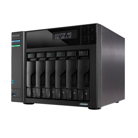 NAS Asustor AS6706T; Tower; 6x (3.5" SATA HDD/ 2.5" SSD); Intel Celeron N5105; 8GB DDR4 SODIMM (max. 16GB), 2x 2.5GbE, 4x M.2 22 NAS Asustor AS6706T; Tower; 6x (3.5" SATA HDD/ 2.5" SSD); Intel Celeron N5105; 8GB DDR4 SODIMM (max. 16GB), 2x 2.5GbE, 4x M.2 22