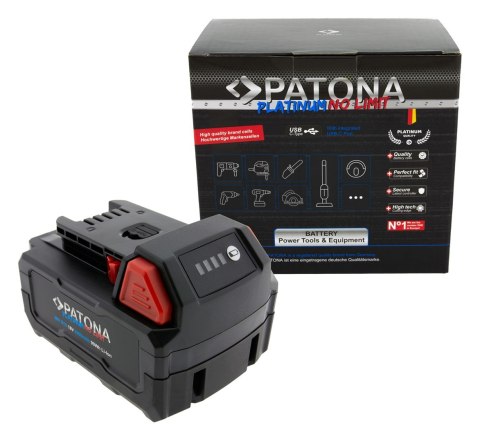 PATONA Platinum 18V Akumulator do Milwaukee M18 z portem USB-C PD45W