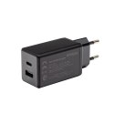 PATONA Premium Ładowarka GaN PD45W 1xUSB-C 1xUSB-A PD3.0 QC3.0 czarna