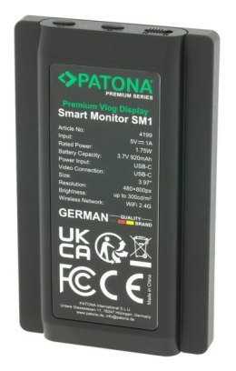 PATONA Premium Vlog Display Smart Monitor SM1 do smartfonów