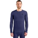 Bielizna termoaktywna z długim rękawem Odlo BL TOP crew neck l/s MERINO 260 roz. S Niebieska