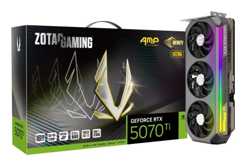 Karta graficzna ZOTAC GAMING GeForce RTX 5070 Ti AMP Extreme INFINITY Ultra
