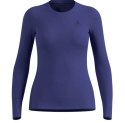 Bielizna termoaktywna z długim rękawem Odlo BL TOP crew neck l/s MERINO 200 roz. S Niebieska