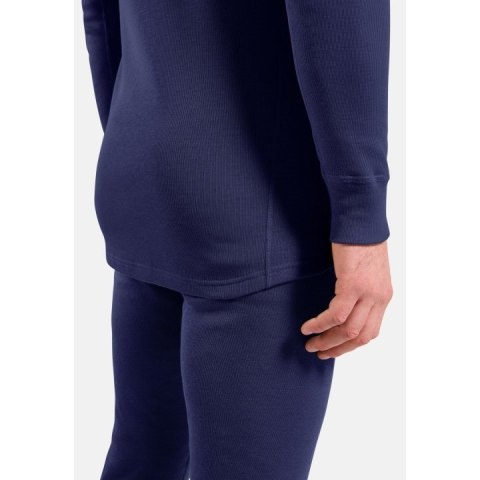 Bielizna termoaktywna z długim rękawem Odlo BL TOP crew neck l/s ACTIVE WARM roz. M Niebieska