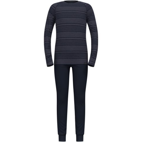 Bielizna termoaktywna - zestaw Odlo Set ACTIVE WARM Special Set roz. M Granatowa