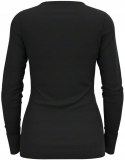 Koszulka damska Odlo BL TOP crew neck l/s MERINO 200 roz. S Czarna