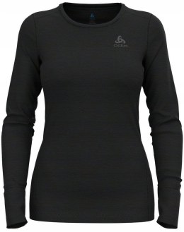 Koszulka damska Odlo BL TOP crew neck l/s MERINO 200 roz. S Czarna