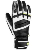 Rękawice REUSCH Master Pro r. 8,5 czarno-biało-zółte