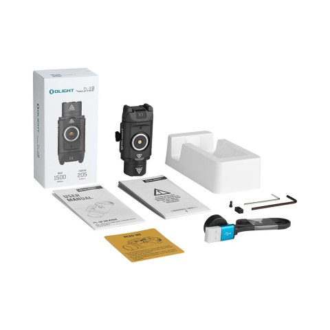 Latarka na broń Olight PL-3R Valkyrie Black - 1500 lumenów Latarka na broń Olight PL-3R Valkyrie Black - 1500 lumenów