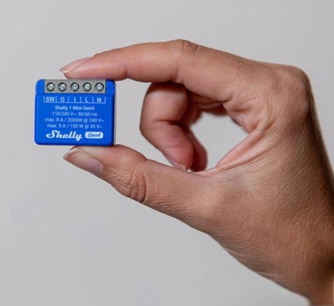 Mini przekaźnik WiFi Shelly 1 Mini Gen4 2-pack
