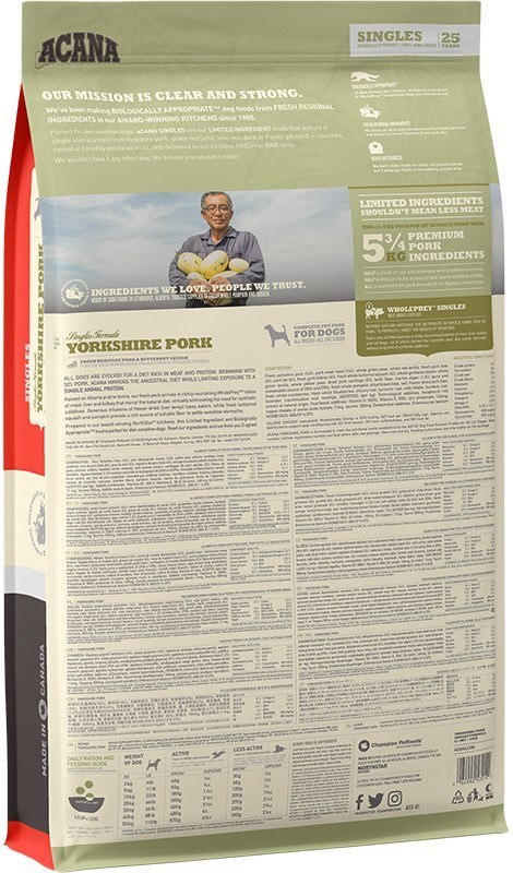 ACANA Yorkshire Pork 11,4kg (WYPRZEDAŻ)