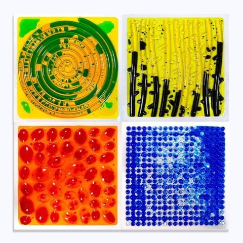Tullo 701 Ścieżka sensoryczna - sensoryczne płytki z cieczą fakturowe 30x30cm 4 szt. Tullo 701 Ścieżka sensoryczna - sensoryczne płytki z cieczą fakturowe 30x30cm 4 szt.
