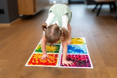 Tullo 701 Ścieżka sensoryczna - sensoryczne płytki z cieczą fakturowe 30x30cm 4 szt. Tullo 701 Ścieżka sensoryczna - sensoryczne płytki z cieczą fakturowe 30x30cm 4 szt.