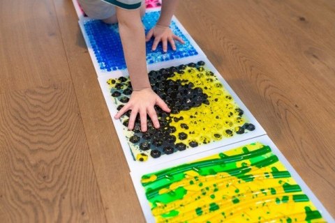 Tullo 701 Ścieżka sensoryczna - sensoryczne płytki z cieczą fakturowe 30x30cm 4 szt. Tullo 701 Ścieżka sensoryczna - sensoryczne płytki z cieczą fakturowe 30x30cm 4 szt.