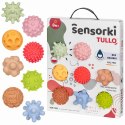 Tullo Piłeczki sensoryczne Sensorki 8 szt. Bez dziurki. Pastelowe