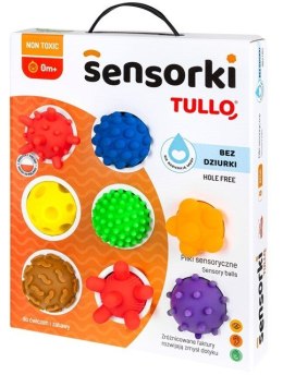 Tullo Piłeczki sensoryczne Sensorki 8 szt. Bez dziurki