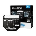 Shelly Qubino Wave 2PM - 2-kanałowy przekaźnik dopuszkowy/sterownik Z-Wave 230 V