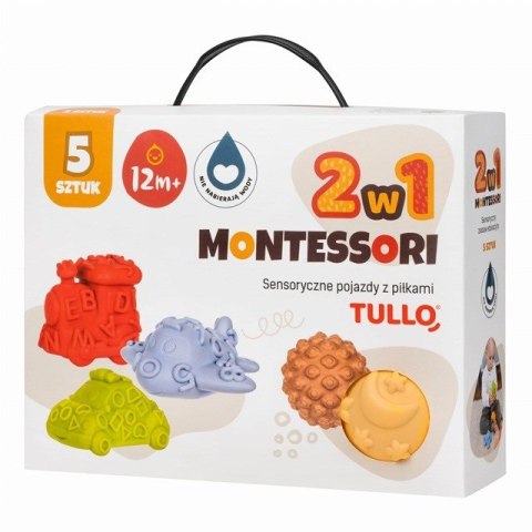 Tullo Sensoryczne pojazdy z piłkami 5 szt. Tullo Sensoryczne pojazdy z piłkami 5 szt.
