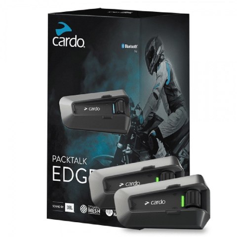CARDO PACKTALK EDGE DUO Interkomy motocyklowe
