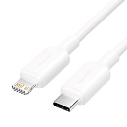 Kabel USB-C do Lightning 3A 480Mbps 1m biały