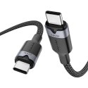 Kabel USB-C do USB-C 2.0 PD 3.1 Vention 5A 240W 1m czarny