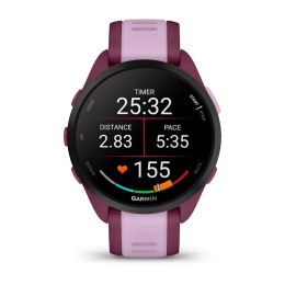 Zegarek sportowy Garmin Forerunner 165 Music AMOLED 43mm Berry Lilac