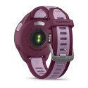 Zegarek sportowy Garmin Forerunner 165 Music AMOLED 43mm Berry Lilac