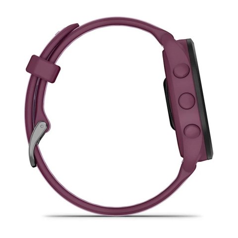 Zegarek sportowy Garmin Forerunner 165 Music AMOLED 43mm Berry Lilac