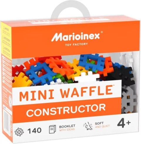 MARIOINEX Klocki Mini Waffle Konstruktor, 140 elementów