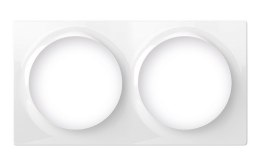 Podwójna ramka ozdobna FIBARO Double Cover Plate, biała (FG-Wx-PP-0003-8)