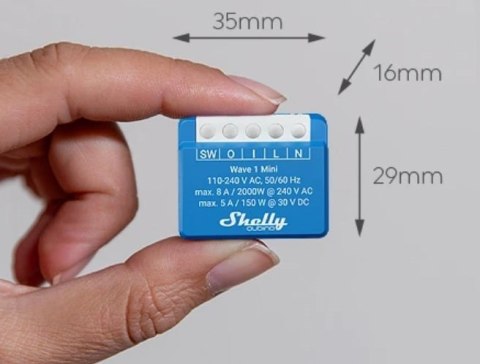 Shelly Wave 1 Mini LR Element wykonawczy Z-Wave