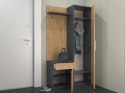 GARDEROBA DUO ANTRACYT/ARTISAN KOMPLET