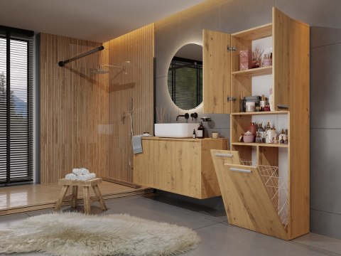 SŁUPEK ŁAZIENKOWY NEL ART 2 KOSZE DRZWI KRÓT KPL