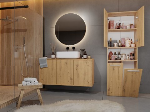 SŁUPEK ŁAZIENKOWY NEL ART 2 KOSZE DRZWI KRÓT KPL