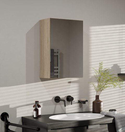 SZAFKA ŁAZIENKOWA POLA 1 DRZWI LUSTRO SONOMA