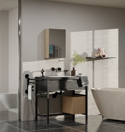 SZAFKA ŁAZIENKOWA POLA 1 DRZWI LUSTRO SONOMA