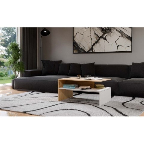 Stolik kawowy ława BOSTON artisan/biel