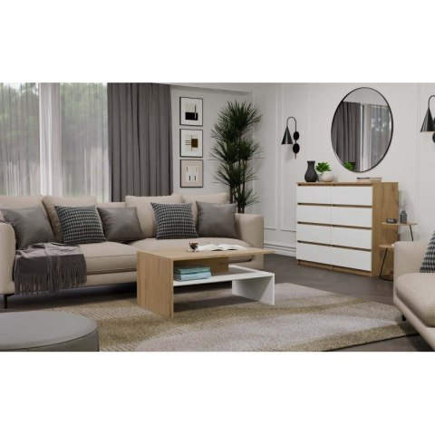 Stolik kawowy ława BOSTON artisan/biel