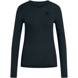 Bielizna termoaktywna z długim rękawem Odlo BL TOP crew neck l/s ACTIVE WARM roz. M Niebiesko-szara
