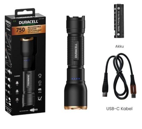Latarka Duracell DF750R Blister