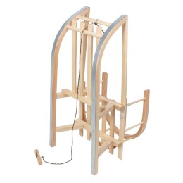 GREENBLUE SANKI DREWNIANE, OPARCIE, SIEDZISKO, SZNUREK, DO 100 KG, GB159